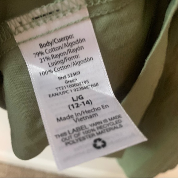 Time and Tru Button Front Belted Midi Dress - Picture 2 of 10